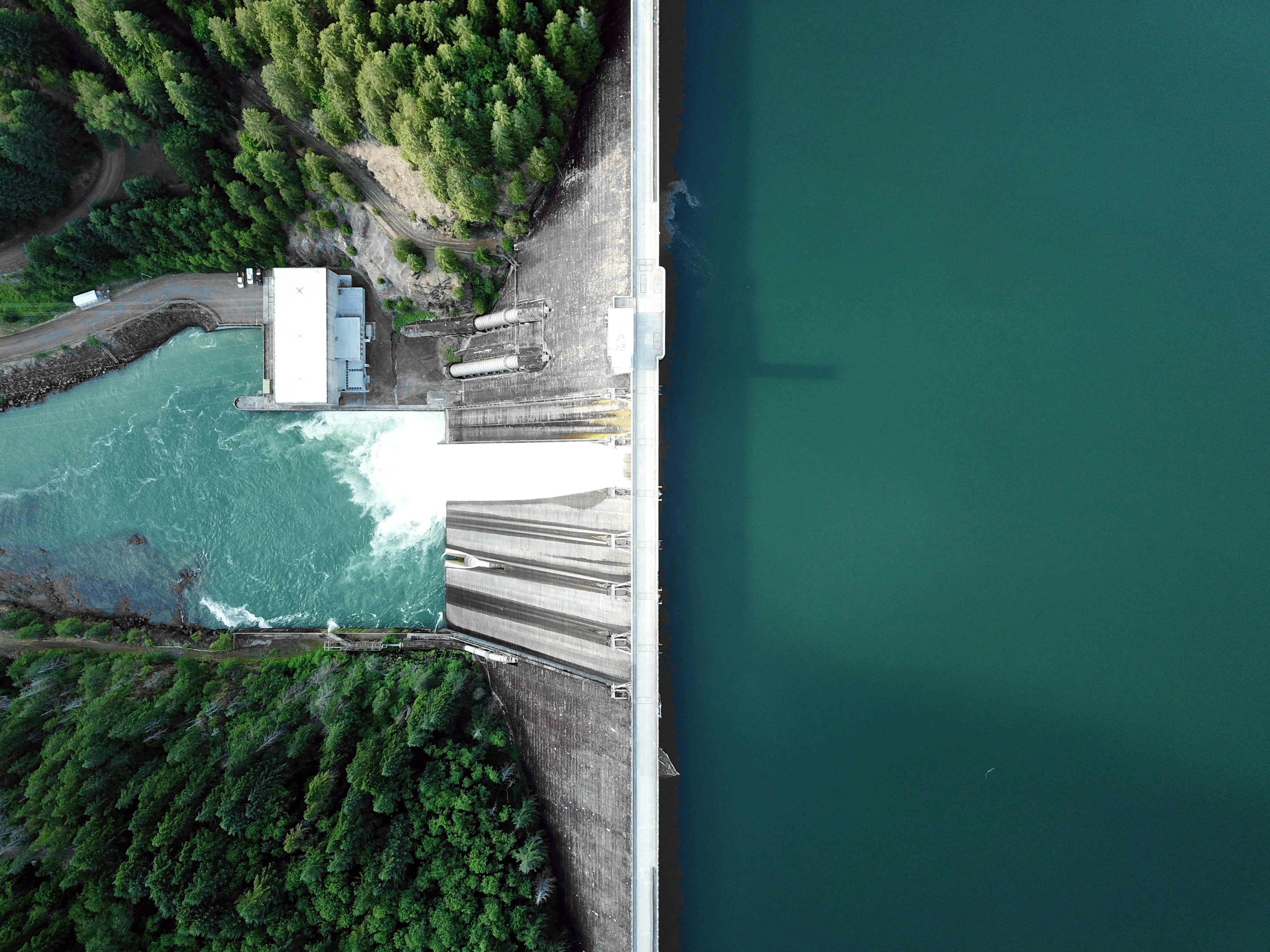 Energy dam power generation infrastructure